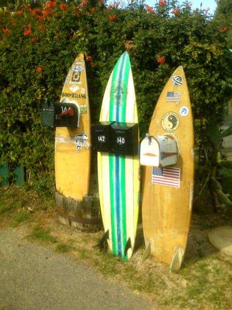 Surfboard Mailboxes