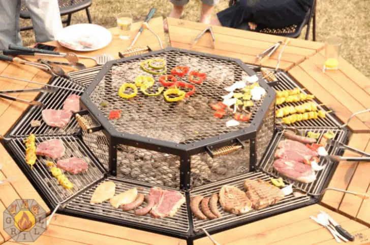 The Ultimate Fire Pit and Table Combo Grill