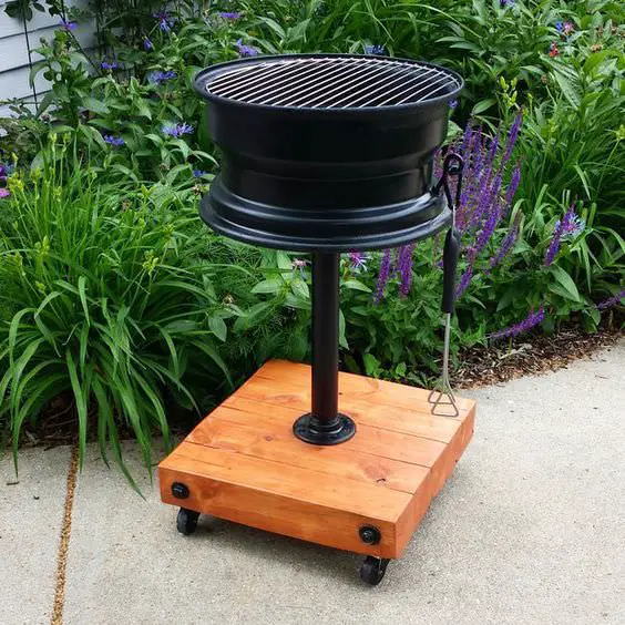 10 Creative Recycling DIY Grill-Bbq-Fire Pit Projects