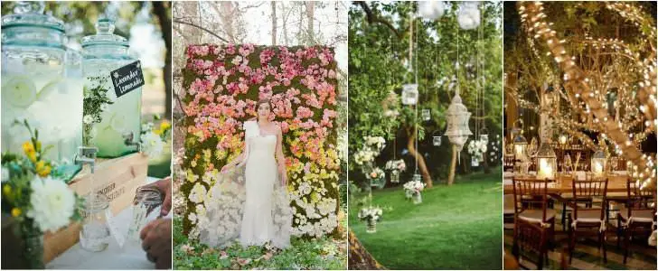 10 Shabby Chic Garden Wedding Decoration Ideas