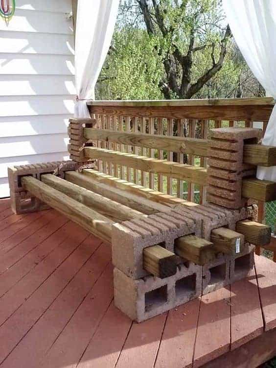 10 Amazing Cinder Block Benches