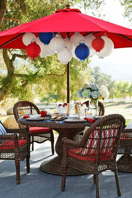 8 Quick & Cheap Decoration ideas for your 4th of July Garden Party