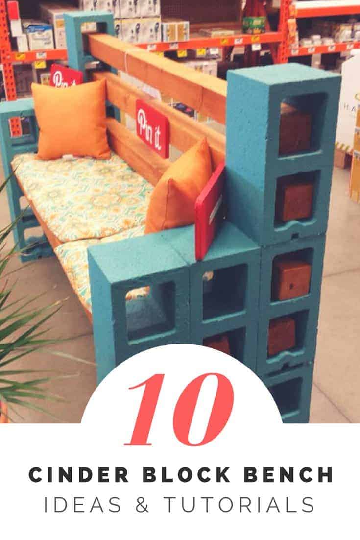 How to Make a Cinder Block Bench: 10 Amazing Ideas to 