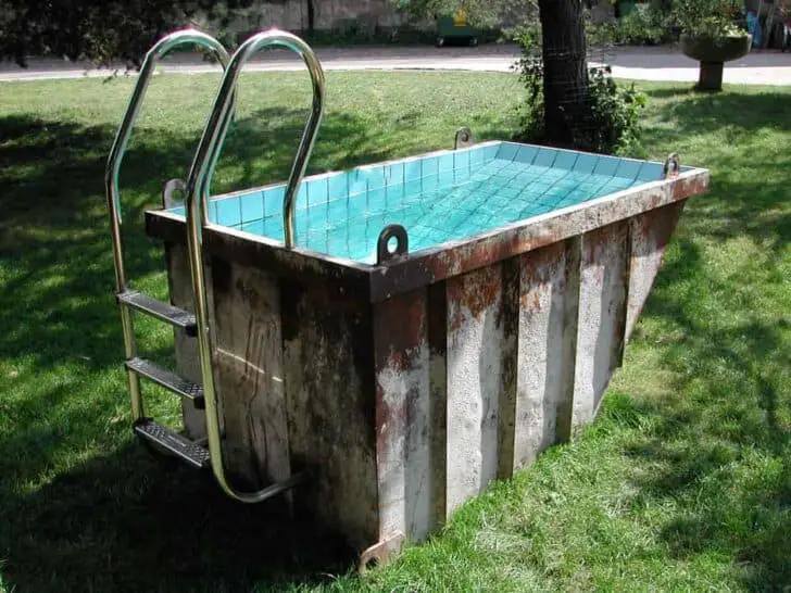 Cute Mini Dumpster Swimming Pool