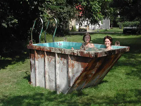 Cute Mini Dumpster Swimming Pool