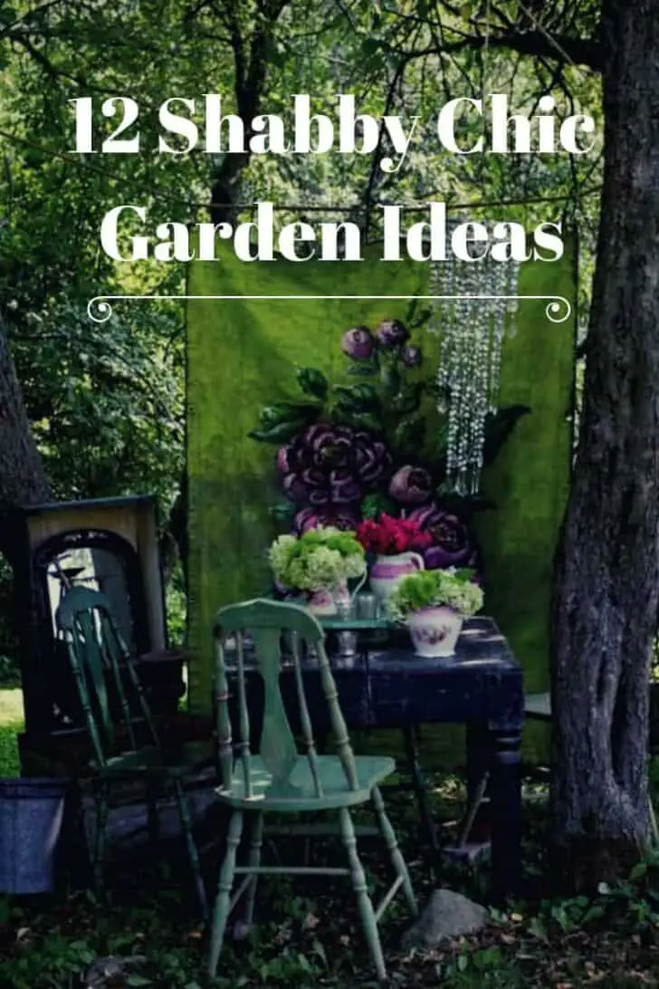 12 Shabby Chic & Bohemian Garden Ideas