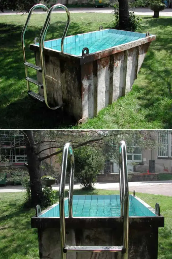 Cute Mini Dumpster Swimming Pool