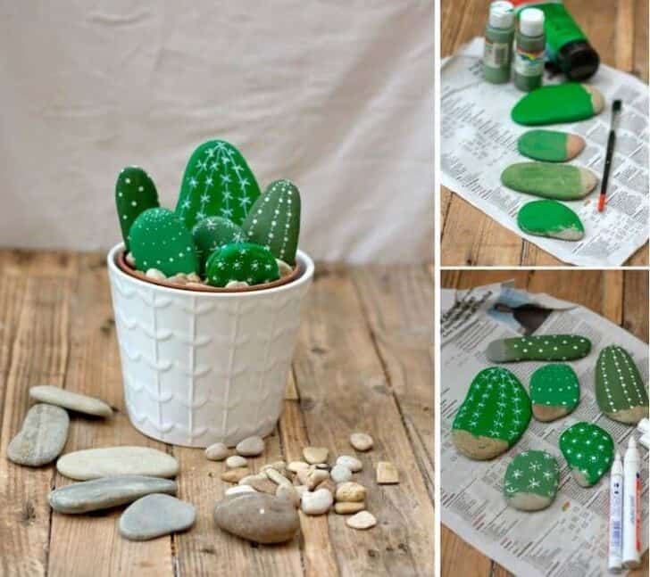 20 DIY Ideas for Garden Decor with Pebbles and Stones