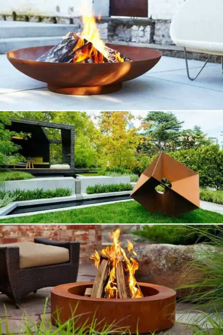 Corten Steel: 50 Very Trendy Garden Decor Ideas