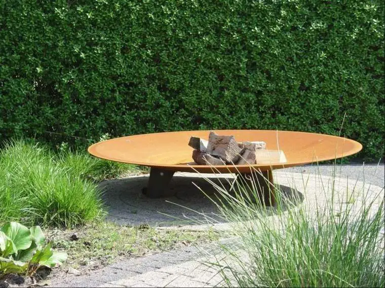 Corten Steel: 50 Very Trendy Garden Decor Ideas 67 - Patio & Outdoor Furniture