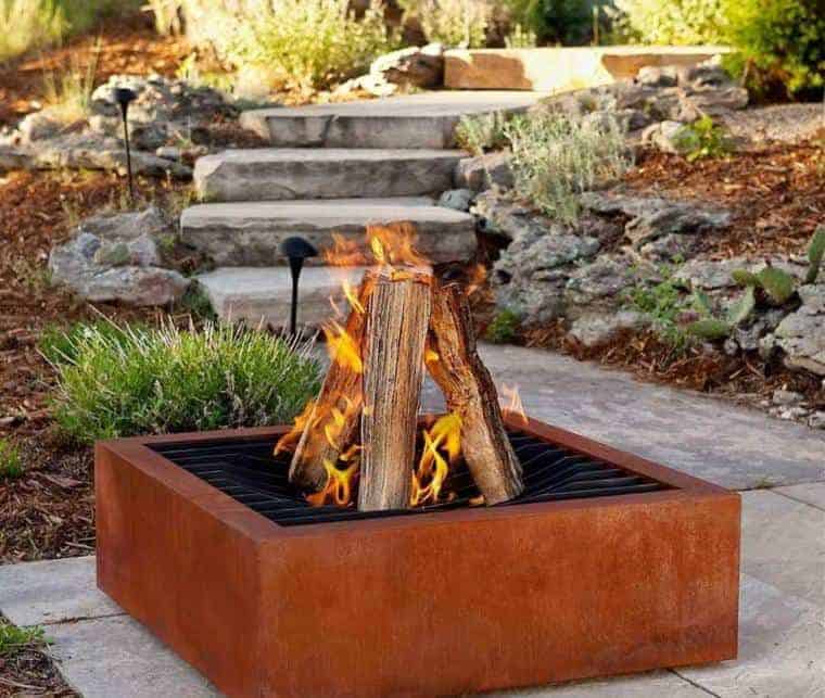 Corten Steel: 50 Very Trendy Garden Decor Ideas 63 - Patio & Outdoor Furniture