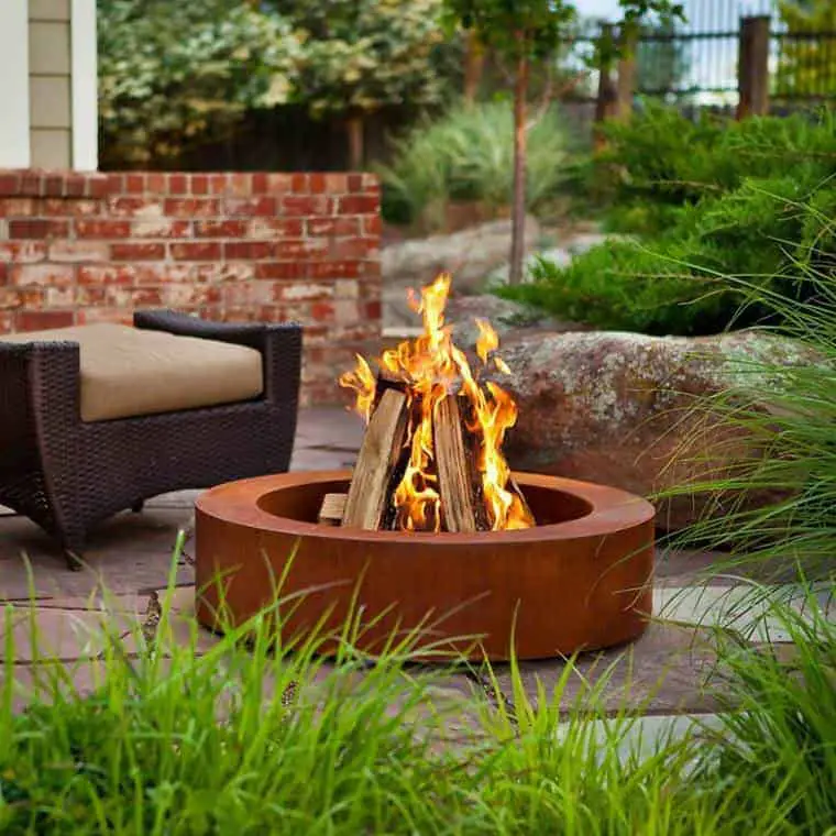 Corten Steel: 50 Very Trendy Garden Decor Ideas 59 - Patio & Outdoor Furniture