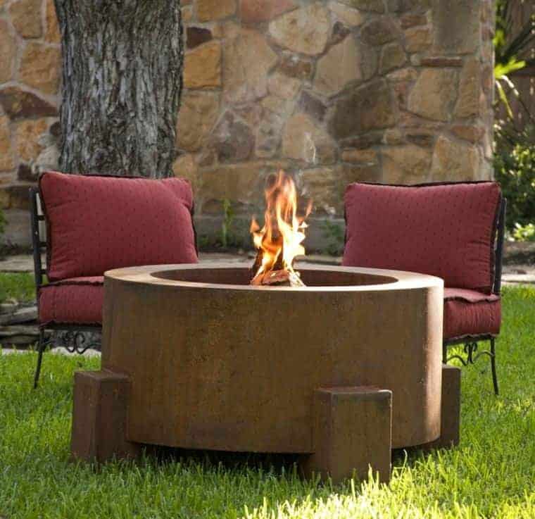 Corten Steel: 50 Very Trendy Garden Decor Ideas 53 - Patio & Outdoor Furniture