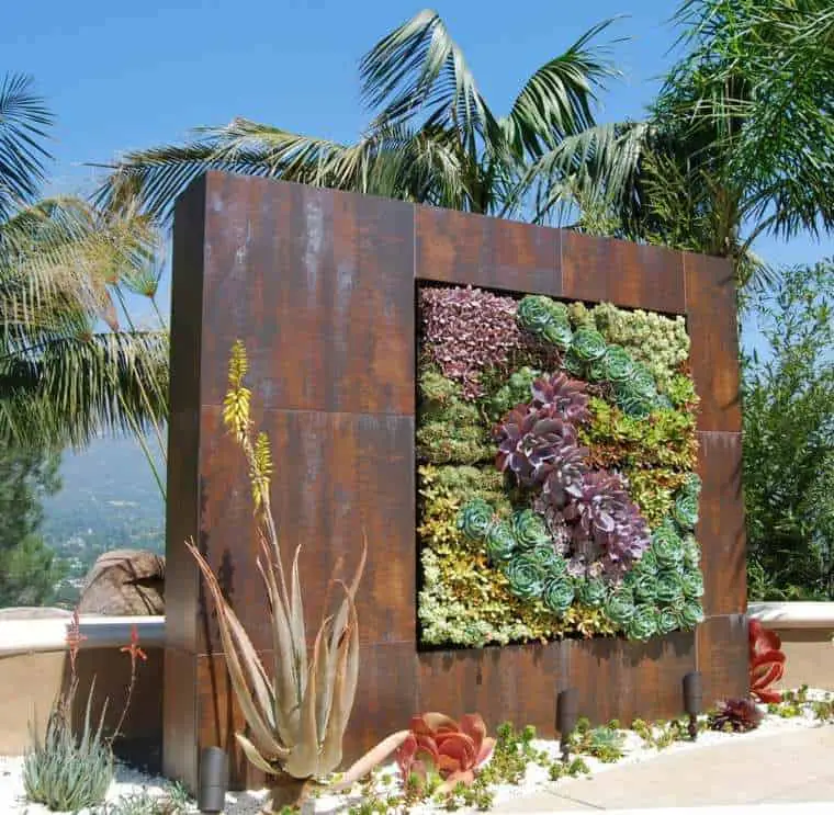 Corten Steel: 50 Very Trendy Garden Decor Ideas 47 - Patio & Outdoor Furniture