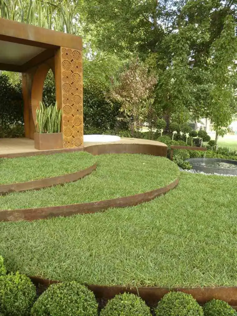 Corten Steel: 50 Very Trendy Garden Decor Ideas 39 - Patio & Outdoor Furniture