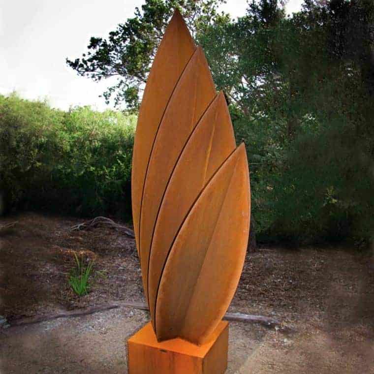 Corten Steel: 50 Very Trendy Garden Decor Ideas 33 - Patio & Outdoor Furniture