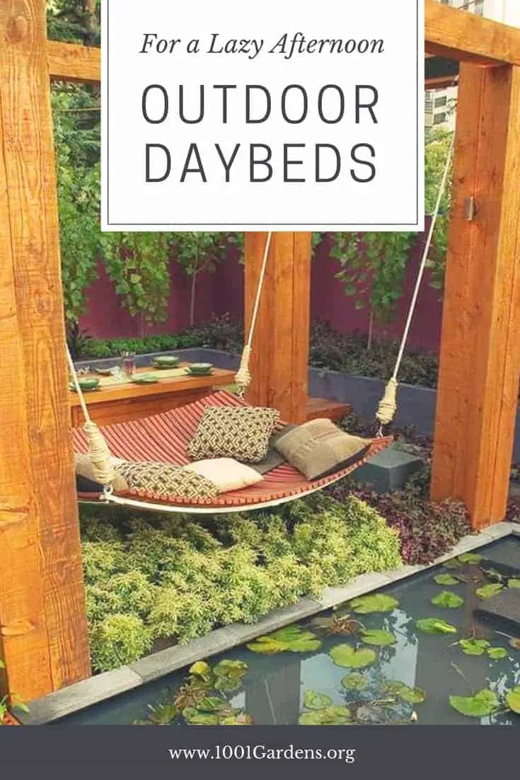 10 Outdoor Daybeds For A Lazy Afternoon 1001 Gardens
