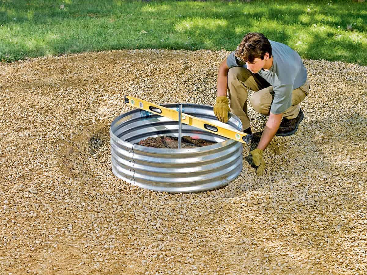 How to Build a Fire Pit Ring Outdoor Fireplace 1001 Gardens