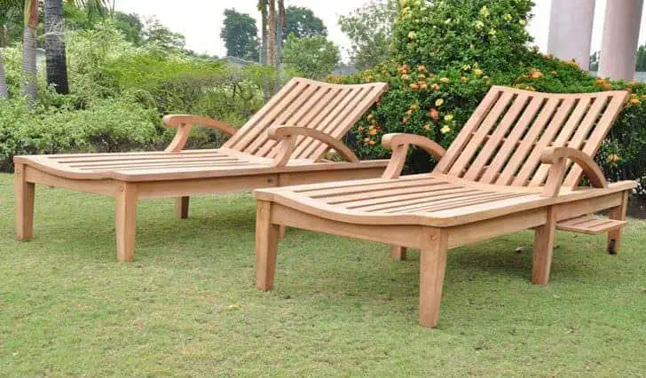 New Steamer Teak Multi Position Sun Chaise Lounger