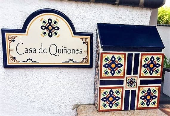 Make the front of your home bright and cheery with this Mexican-Tiled Wall-Mounted Mailbox.