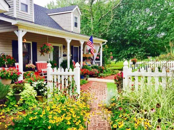 Splendor around the grass - a Cottage Garden is inviting and charming. You want to walk the grounds and see every single detail.