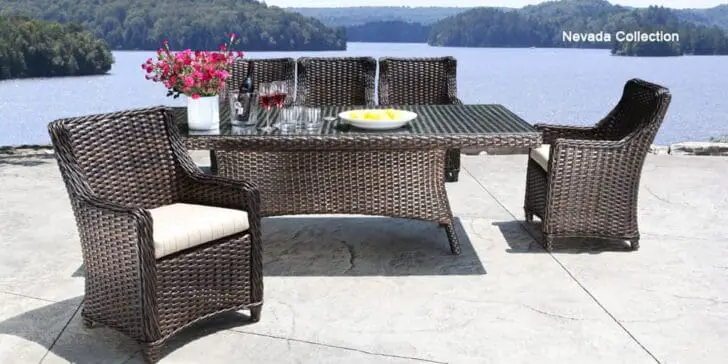 Garden Trend 2018: Resin Wicker Patio Furniture Set