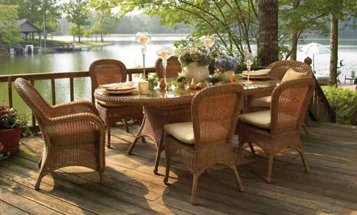 Garden Trend 2018: Resin Wicker Patio Furniture Set