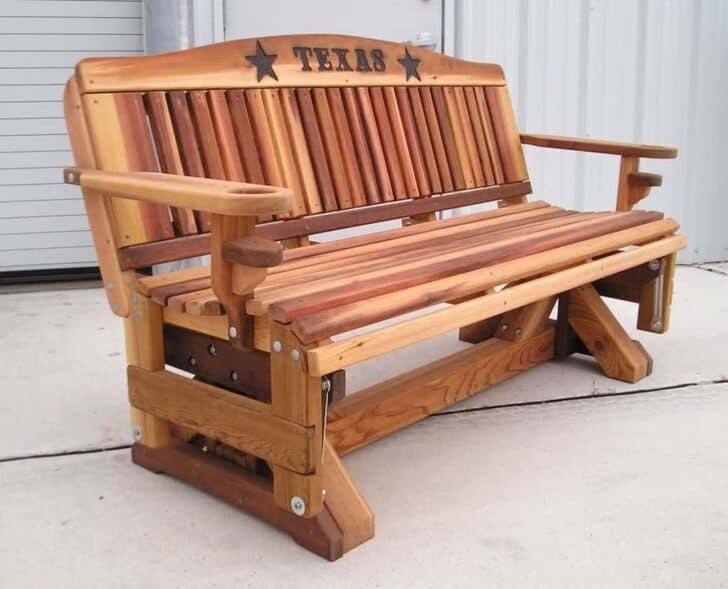 Outdoor Glider Bench