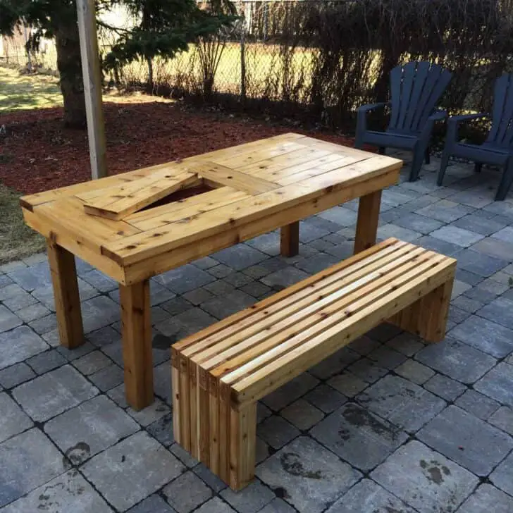 Teak Bench