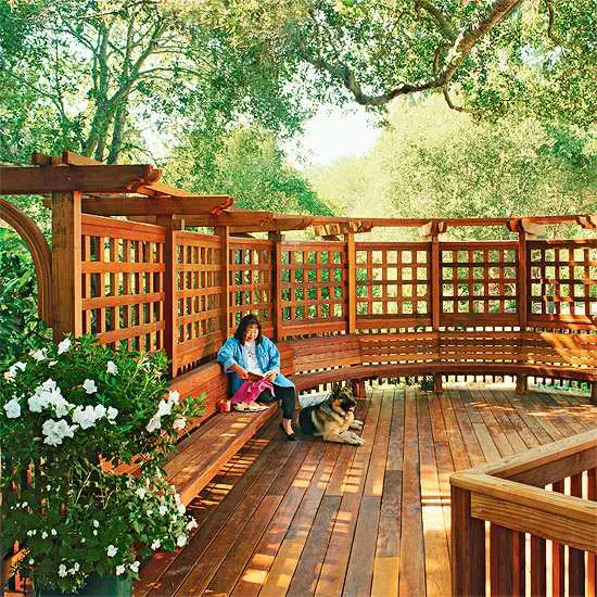 Outdoor Wooden Bench, The Best Place to Seat 18 - Patio & Outdoor Furniture