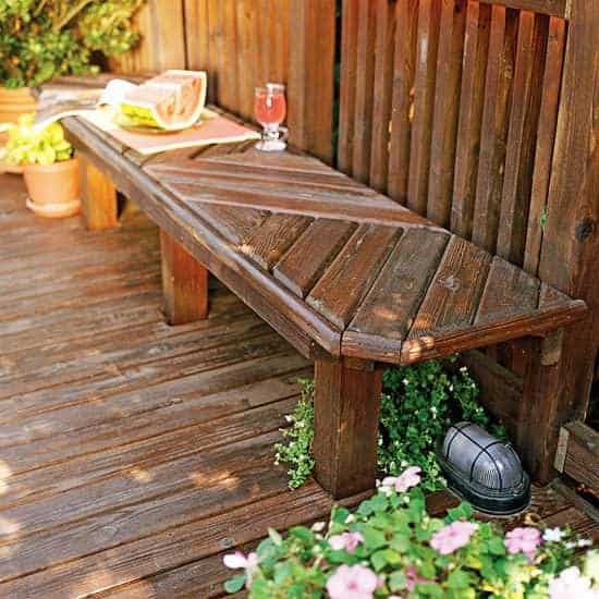 Outdoor Wooden Bench, The Best Place to Seat 48 - Patio & Outdoor Furniture