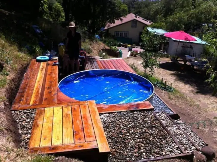 Galvanized Stock Tank DIY Pool