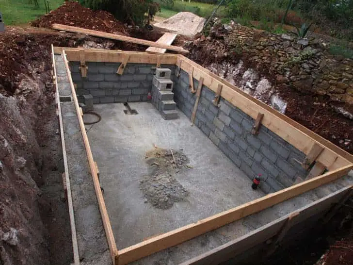 Concrete DIY Pool