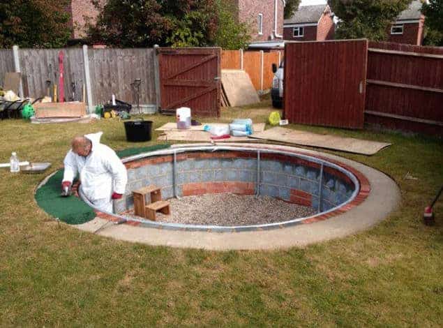 Concrete DIY Pool