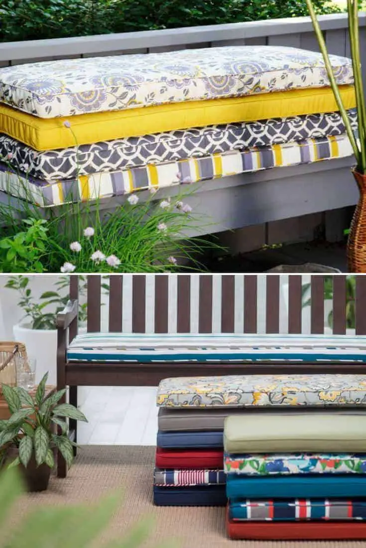 Best Outdoor Bench Cushions 1001 Gardens