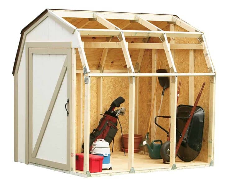 Hopkins 90190 2x4basics Shed Kit Barn Style Roof