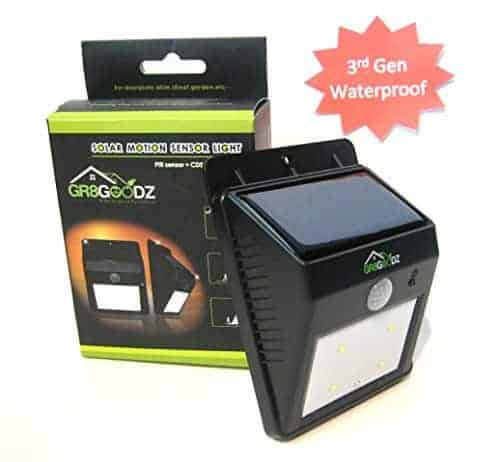 LED Motion Sensor Solar Light