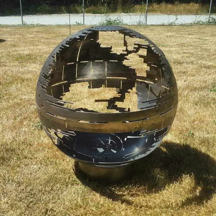 Steel Star Wars Death Star Fire Pit