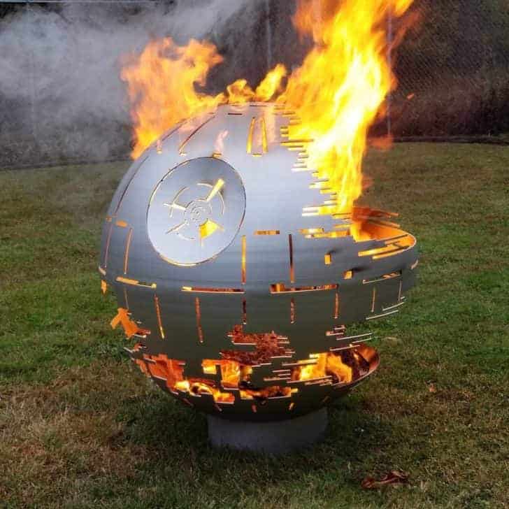 Steel Star Wars Death Star Fire Pit