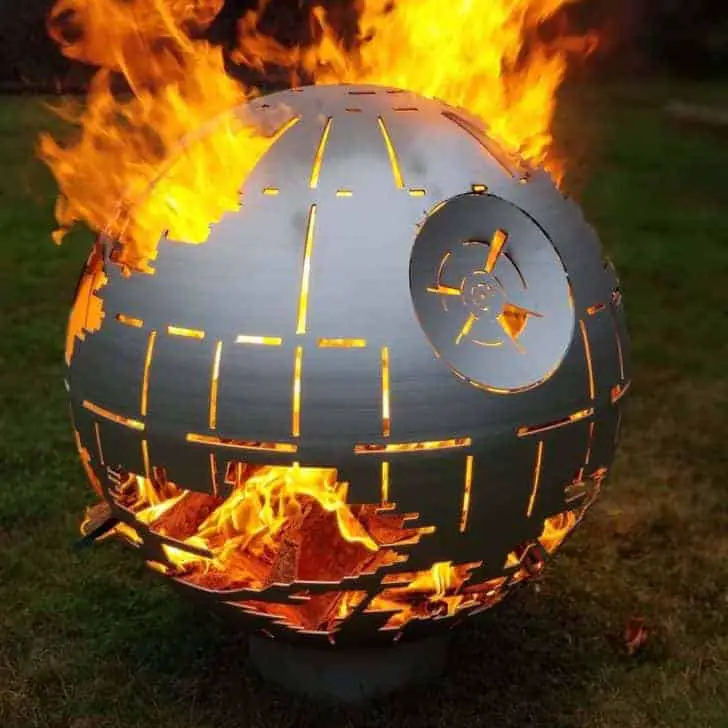 Steel Star Wars Death Star Fire Pit