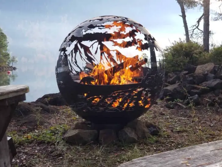 Rounded West Coast Firepit