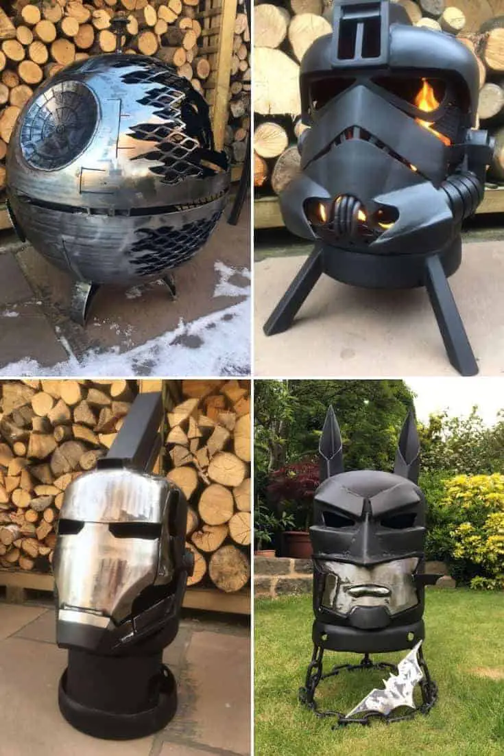 31 Amazing Star Wars Fire Pit Ideas, Darth Vader Fire Pit Plans