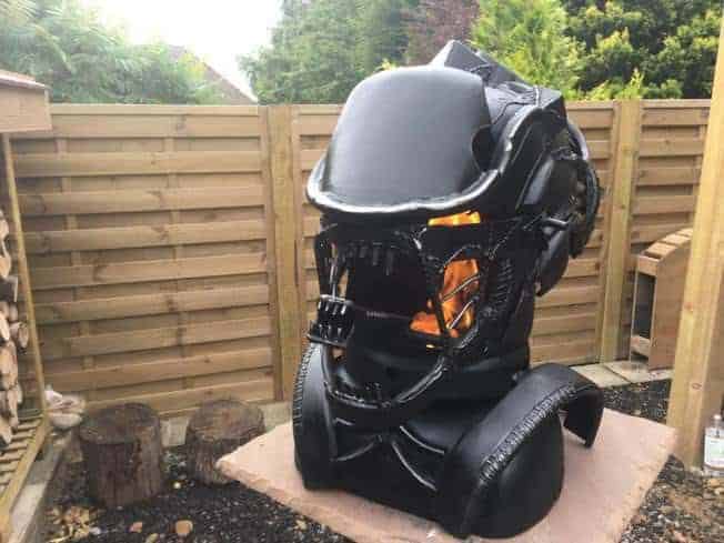 Alien Xenomorph Wood Burner Fire Pit