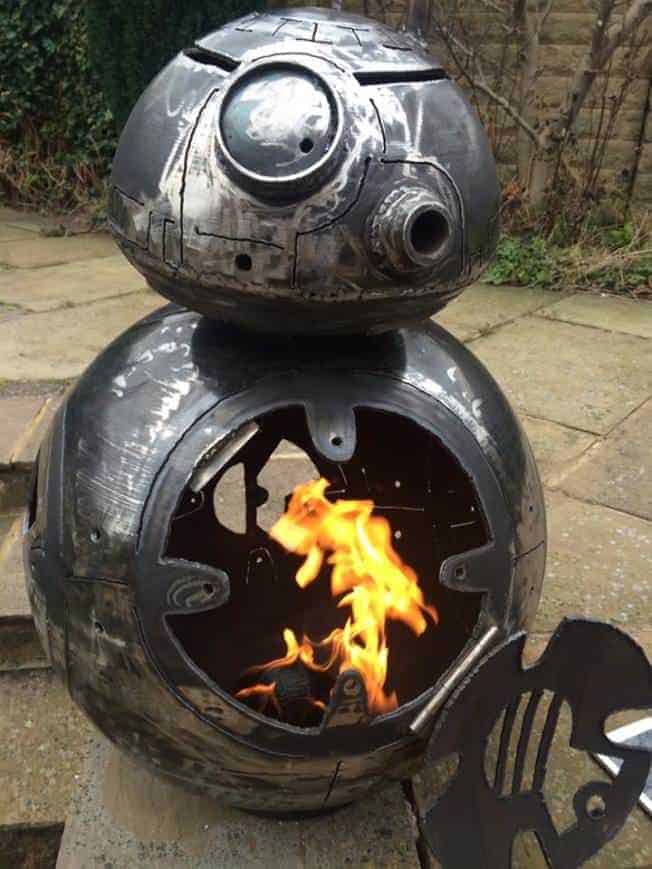 BB8 Wood Burner Fire Pit