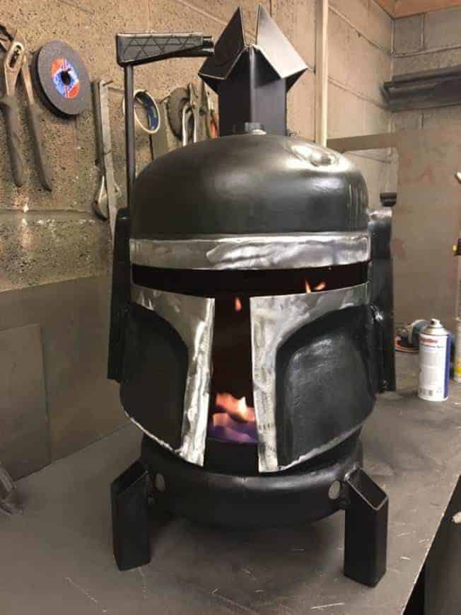 Boba Fett Wood Burner Fire Pit