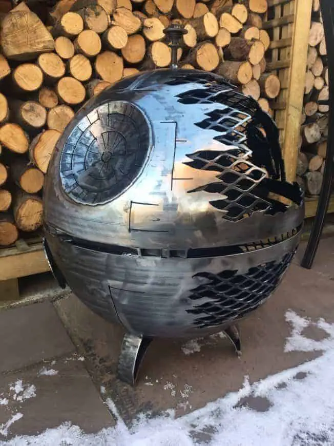 Death Star Wood Burner Fire Pit 560mm