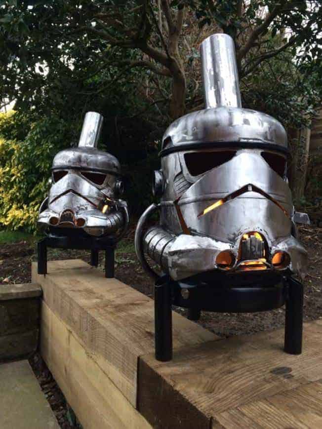 Storm Trooper Wood Burner Fire Pit