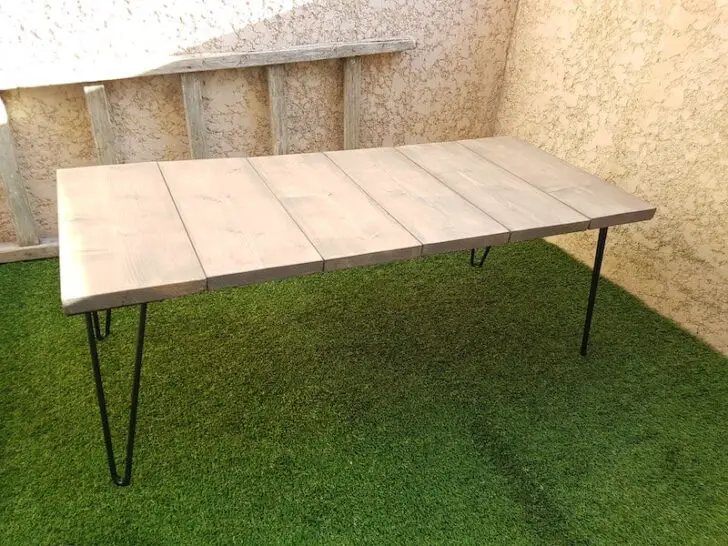 How to Make an Outdoor Wooden Coffee Table for Less than 100-2