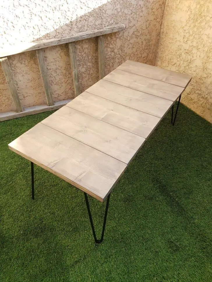 How to Make an Outdoor Wooden Coffee Table for Less than 100-2