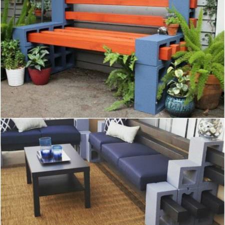 10 Amazing Cinder Block Benches 12 10 Amazing Cinder Block Benches